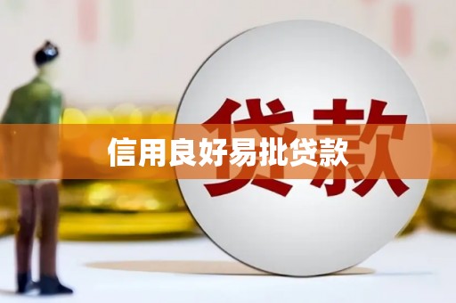 汶上信用良好易批贷款
