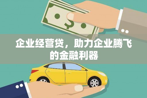 台南企业经营贷，助力企业腾飞的金融利器
