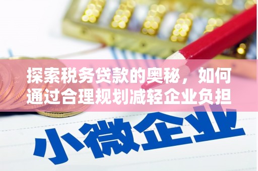乐亭探索税务贷款的奥秘，如何通过合理规划减轻企业负担