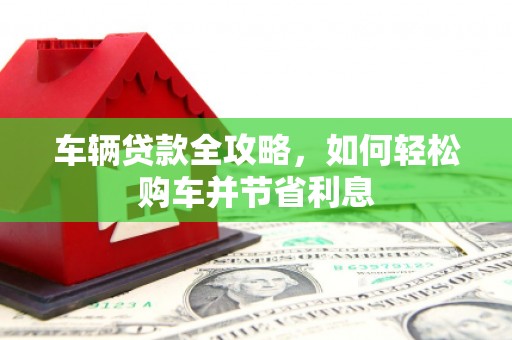 盐津车辆贷款全攻略，如何轻松购车并节省利息