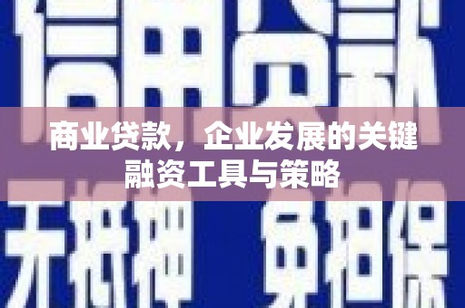 宣威商业贷款，企业发展的关键融资工具与策略