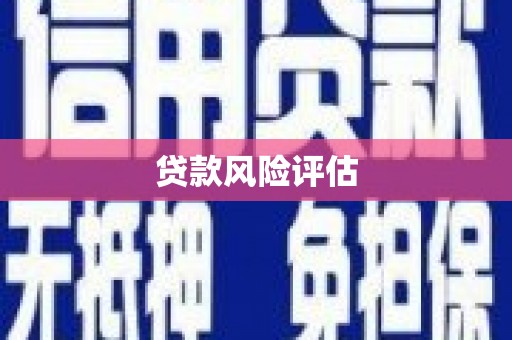 徐水贷款风险评估