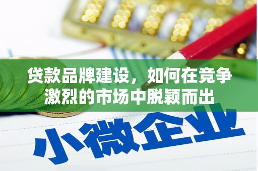木垒贷款品牌建设，如何在竞争激烈的市场中脱颖而出