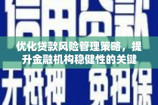 常山优化贷款风险管理策略，提升金融机构稳健性的关键