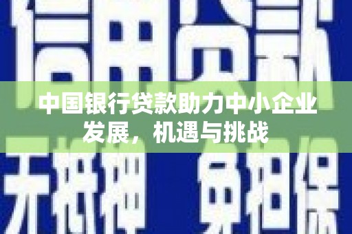 西青中国银行贷款助力中小企业发展，机遇与挑战