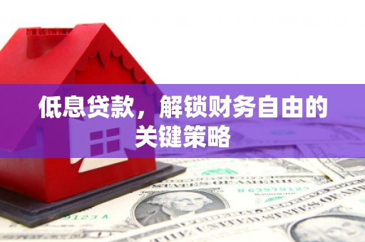 中寮低息贷款，解锁财务自由的关键策略