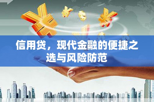 镇安信用贷，现代金融的便捷之选与风险防范
