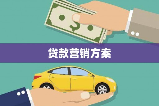 荥经贷款营销方案